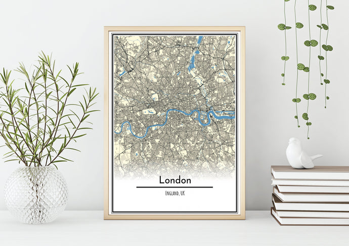 Faded City Map - Premium Customized Product from City and Sky - Just $39.95! Shop now at City and Sky