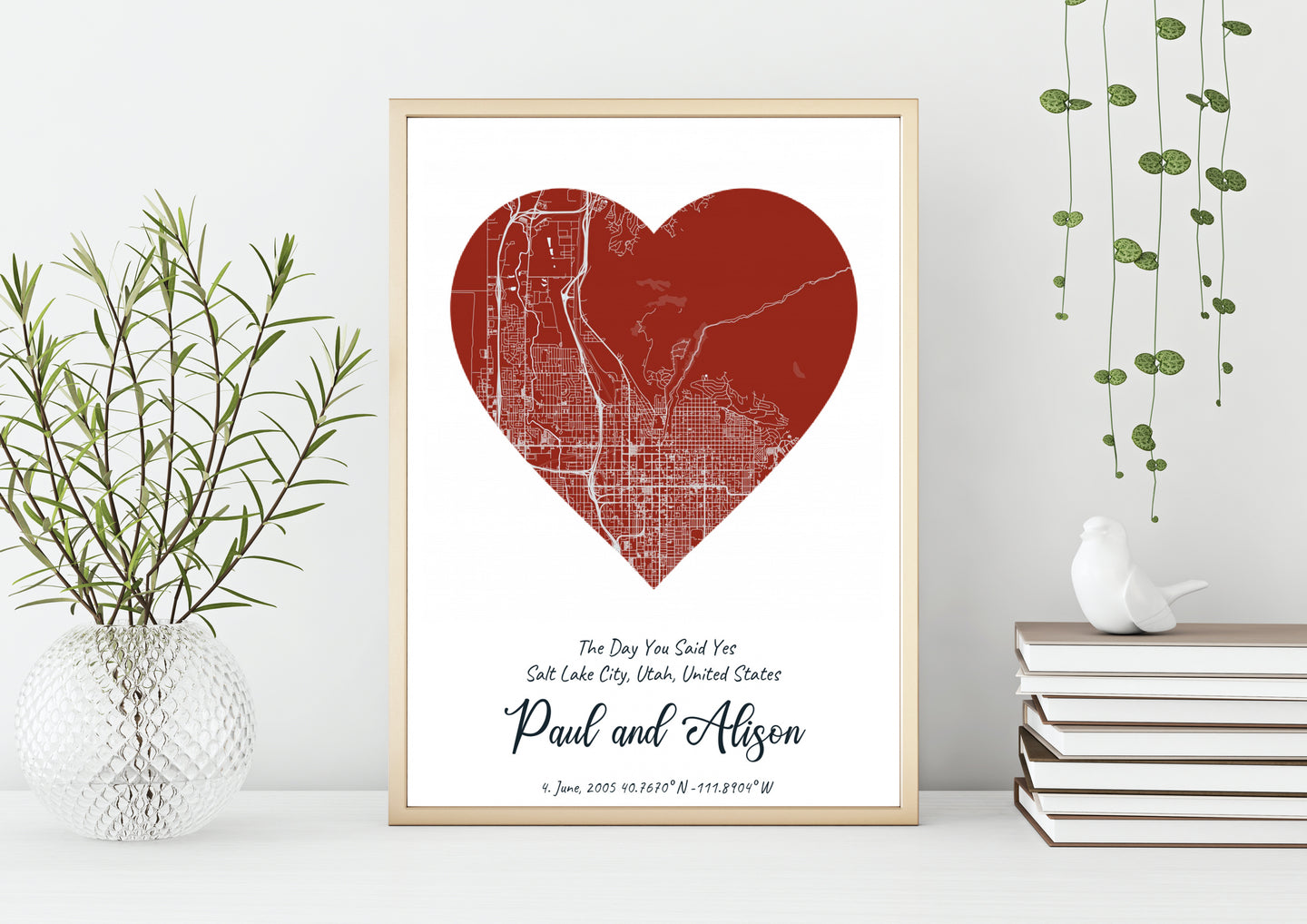 Wedding City Map - Premium Customized Product from City and Sky - Just $39.95! Shop now at City and Sky