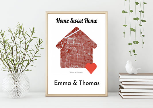 Home Sweet Home Poster - Premium Customized Product from City and Sky - Just $39.95! Shop now at City and Sky
