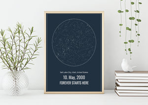 Original Star Map - Premium Customized Product from City and Sky - Just $39.95! Shop now at City and Sky