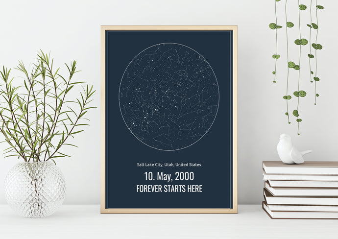 Original Star Map - Premium Customized Product from City and Sky - Just $39.95! Shop now at City and Sky